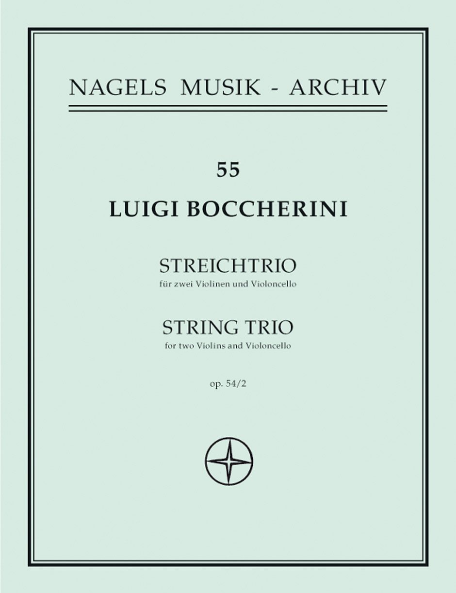 BOCCHERINI L. - TRIO SOL M 2V/VC - OP.54 Nº2