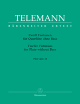 TELEMANN G.P. - FANTASIAS (12) TWV402-13 URTEXT -