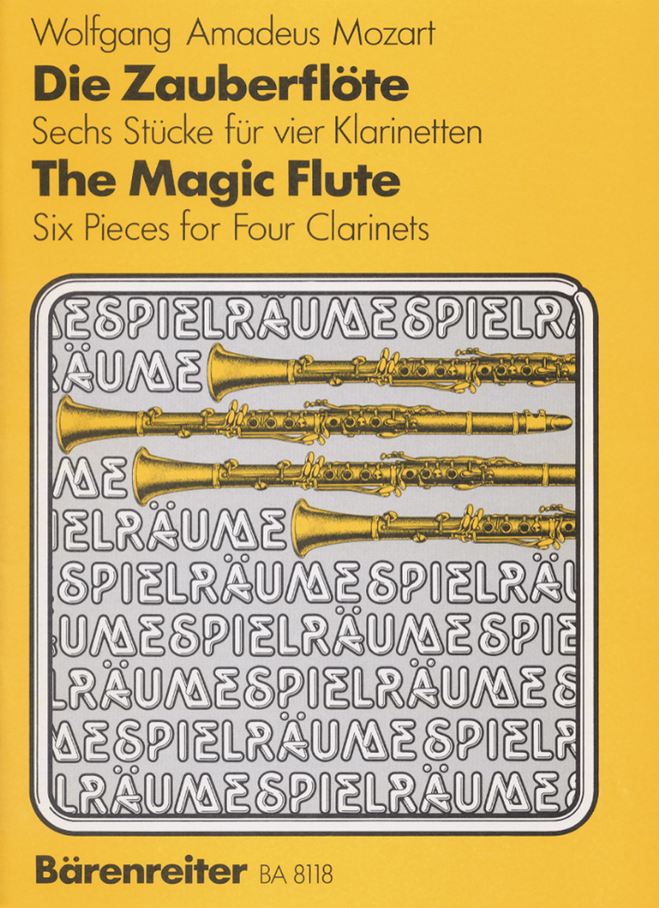 MOZART W.A. - PIEZAS DE LA FLAUTA MAGICA (6) (SC+PT) -DESCATALOGADO