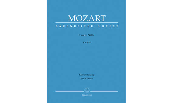 MOZART W.A. - LUCIO SILLA KV 135 URTEXT