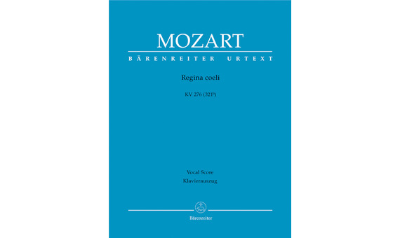 W.A.Mozart .- Regina coeli in C major K.276 (Vocal Score)