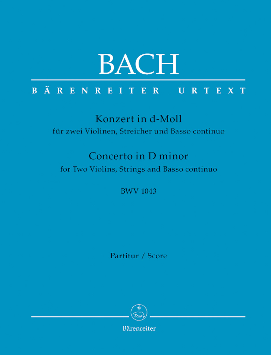 BACH J.S. - CONCIERTO DOBLE RE m - BWV.1043 (2V/VL/CELLO Y PIANO)
