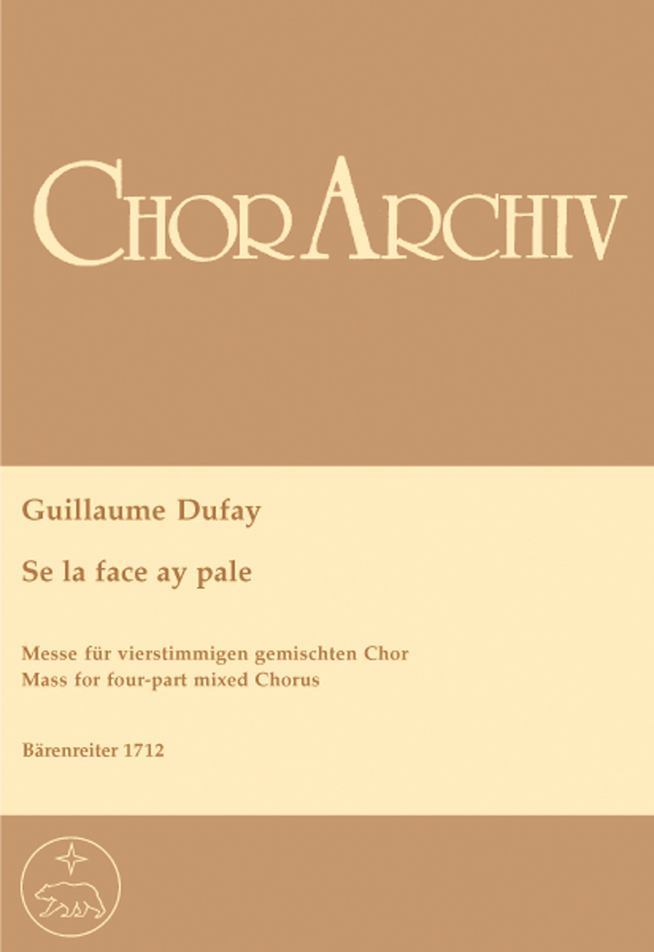 DUFAY G. - MISSA SUPER SE LA FACE -
