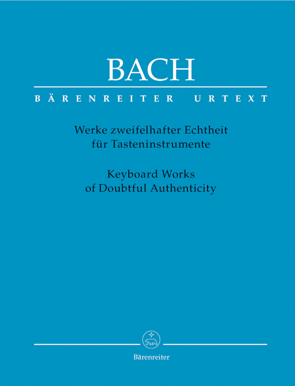 BACH J.S. - OBRAS PARA TECLA DE DUDOSA AUTENTICIDAD