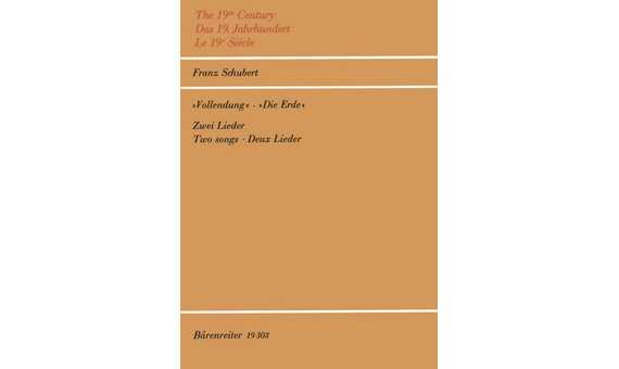 SCHUBERT F. - VOLLENDUNG/DIE ERDE -