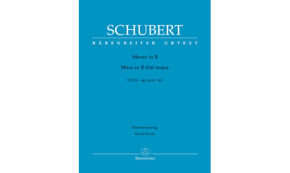 SCHUBERT F. - MISA Nº3 SIb D 324 OP.POS 141 URTEXT