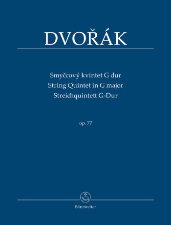 DVORAK A. - QUINTETO CUERDA SOL M OP.77 (BOLSILLO)