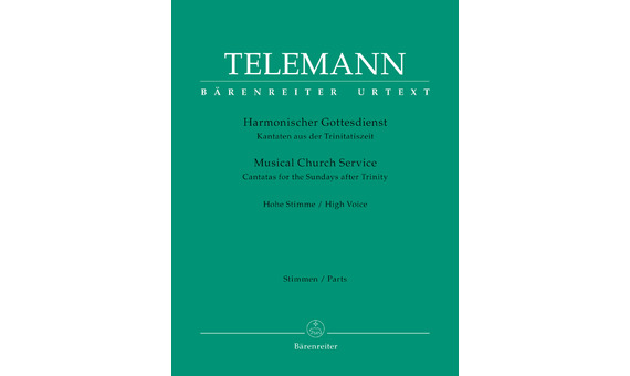 TELEMANN.- Musical church service (Hohe stimme/High Voice)