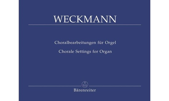 WECKMANN M. - CHORALE SETTINGS FOR ORGAN