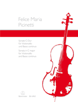PICINETTI F. M. - SONATA DOM VIOLONCHELO Y BAJO CONTINUO
