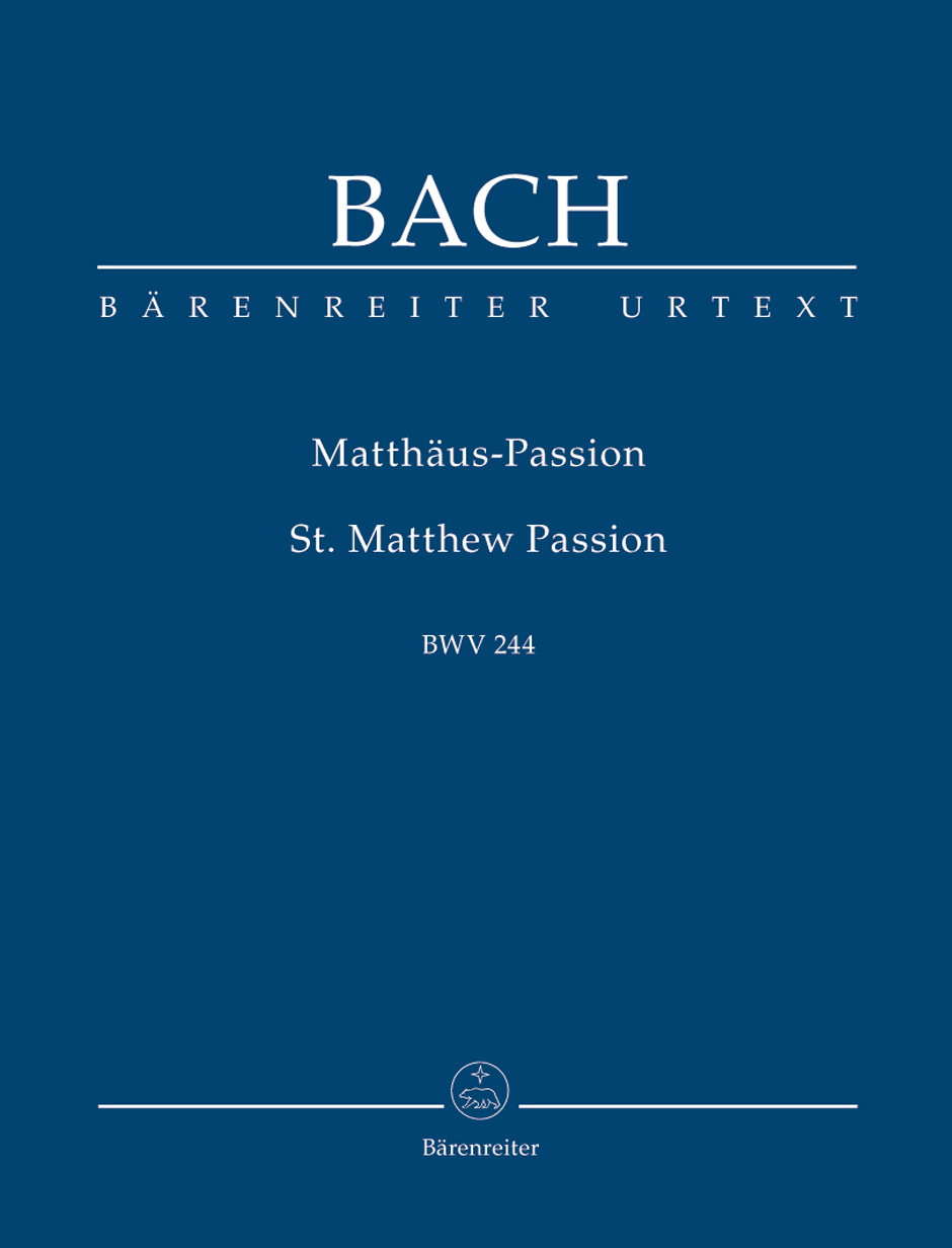BACH J.S. - PASION SEGUN SAN MATEO URTEXT - BWV.244