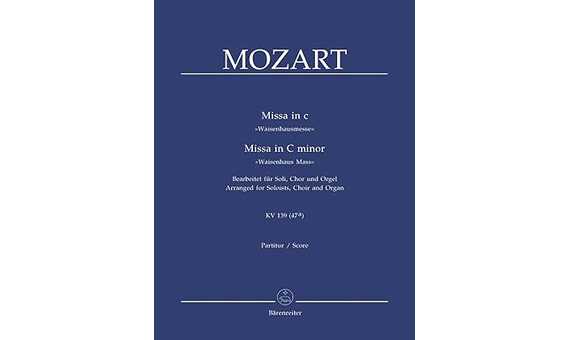 MOZART W.A. -MISA SOLEMNIS EN DO KV139 (47a) "WAISENHAUS" (URTEXT)