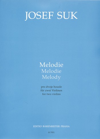 SUK J. - MELODIE - DOS VIOLINES