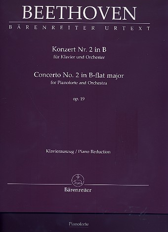 BEETHOVEN L.V. - CONCIERTO Nº2 SIb M - OP.19 URTEXT