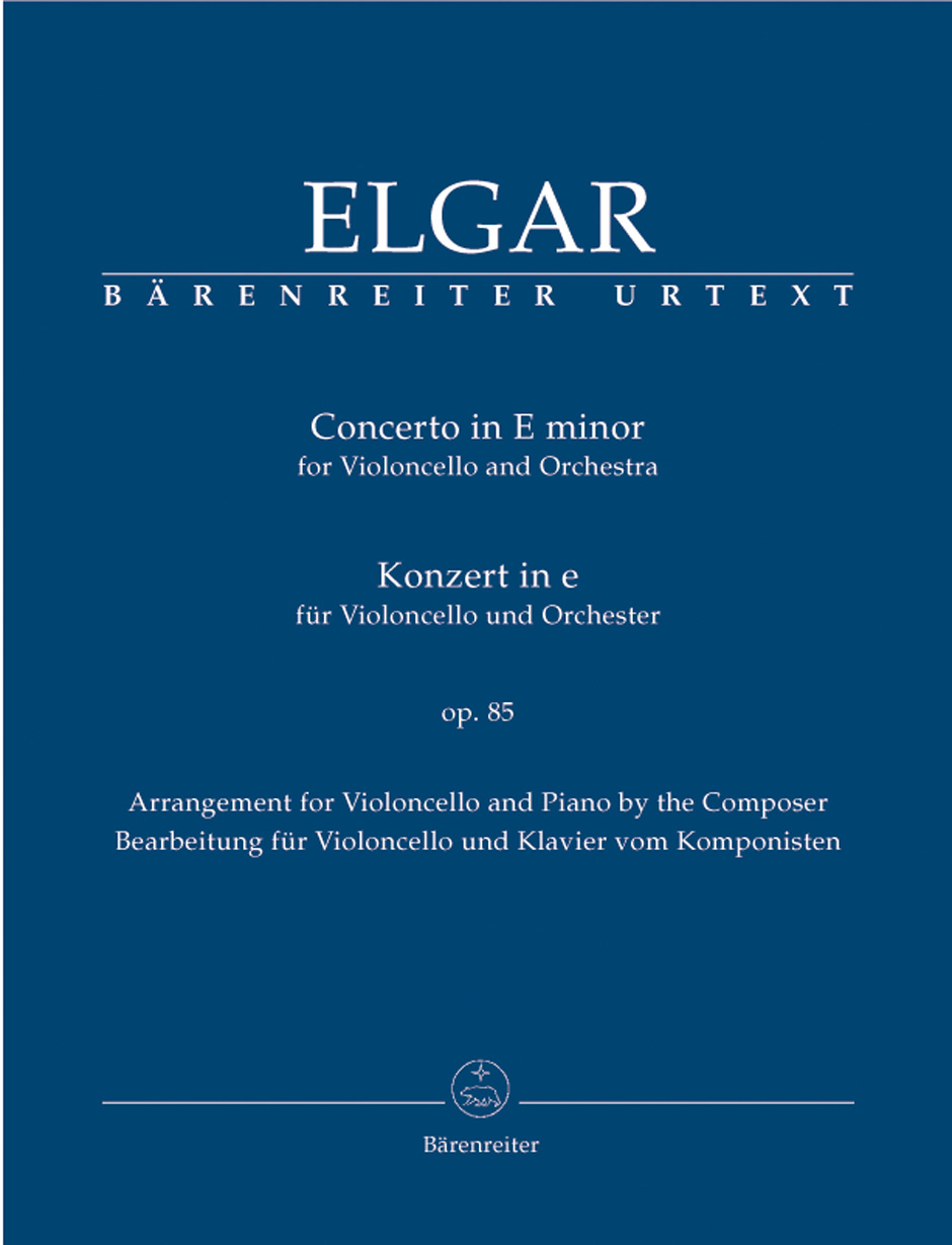 ELGAR E.- CONCIERTO MI m OP.85 URTEXT VIOLONCHELO