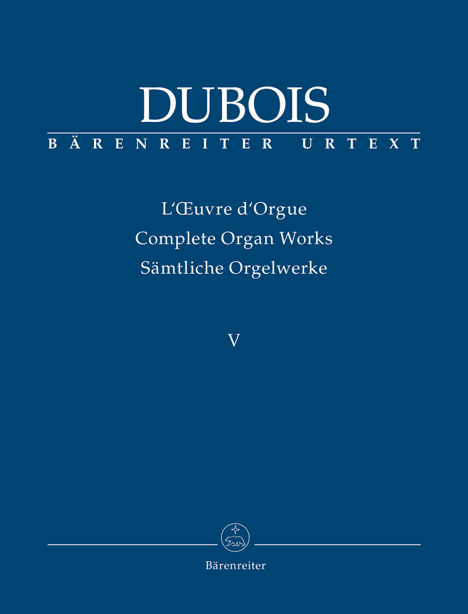 DUBOIS T. - OBRAS COMPLETAS DE ORGANO V.5 URTEXT