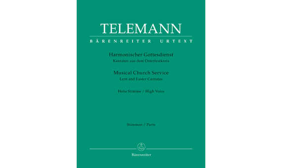 TELEMANN G.P - MUSICAL CHURCH SERVICES CANTATAS (VOZ ALTA) PARTES