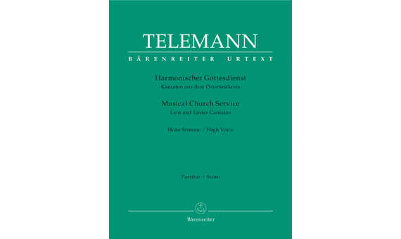 TELEMANN G.P - MUSICAL CHURCH SERVICES CANTATAS (VOZ ALTA) PARTITURA
