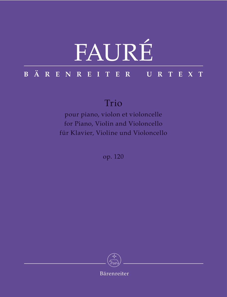 FAURE G. - TRIO OP.120 (V/VC/P) URTEXT