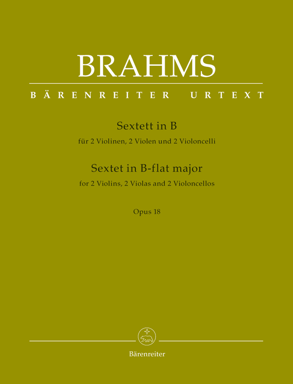 BRAHMS J. SEXTETO OP.18 SI b M URTEXT