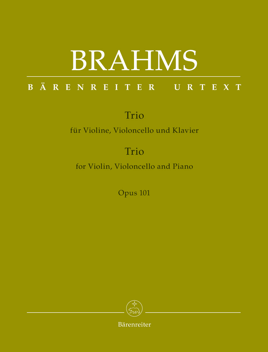BRAHMS J. - TRIO Nº2 DO M (SC+PT) V/VCP - OP.101 URTEXT