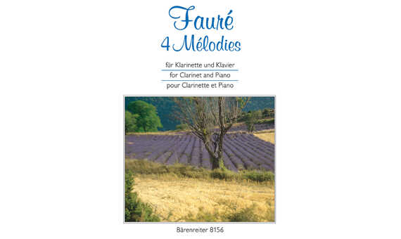 FAURE G. - MELODIAS (4) CLARINETE Y PIANO