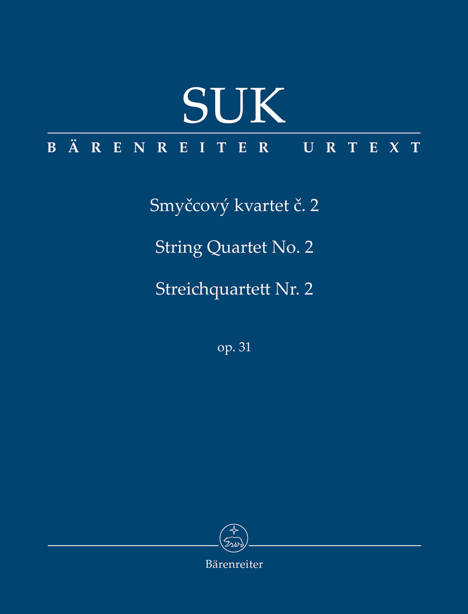 SUK J. - CUARTETO Nº2 (PT) 2V/VA/VC - OP.31 (BOLSILLO)