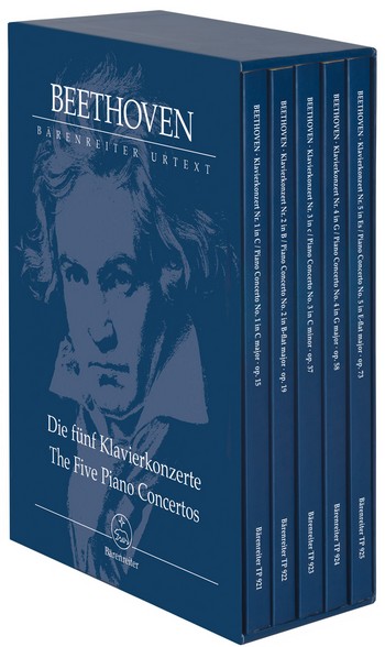 BEETHOVEN L.V. - CONCIERTO DE PIANO COMPLETOS URTEXT