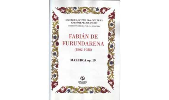 DE FURUNDARENA F. - MAZURCA OP.15
