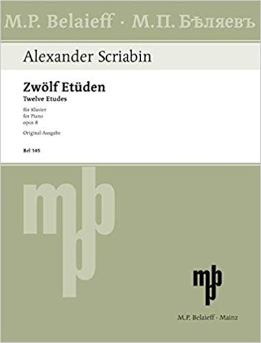 SCRIABINE A. - ESTUDIOS (12) - OP.8 (M.P. BELAIEFF-MAINZ)