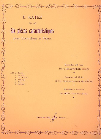 RATEZ E. - PIEZAS CARACTERISTICAS (6) Nº1 - OP.46 Nº1