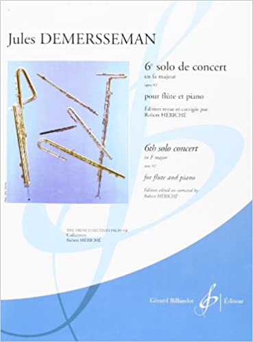 DEMERSSEMAN J. - SOLO CONCIERTO FLAUTA Nº6 FA M - OP.82