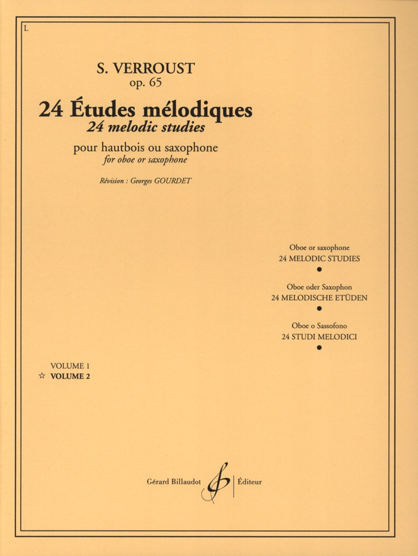 VERROUST S. - ESTUDIOS MELODICOS V.2 (24) - OP.65