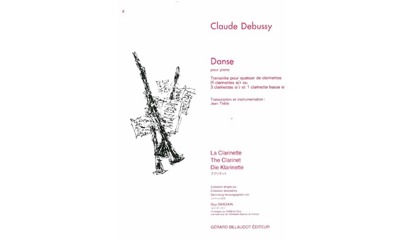 DEBUSSY C. - DANZA -4 CLARINETES