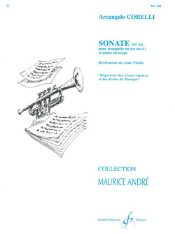 CORELLI A. - SONATA FA M - (TROMPETA O TROMPA Y PIANO)
