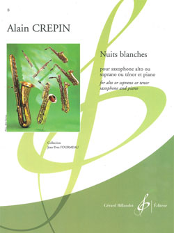 CREPIN A. - NUITS BLANCHES (SAXO/P)