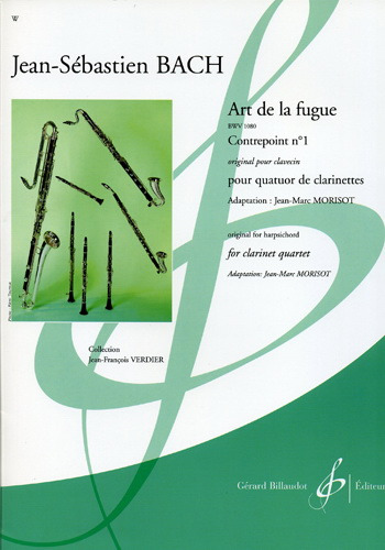 BACH J.S - ARTE DE LA FUGA CONTRAPUNTO Nº 1 4 CL