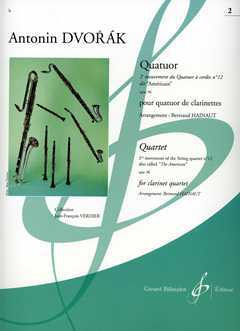 DVORAK A. - 2º MOV. CUARTETO OP.96 ARR.CUARTETO CLAR.