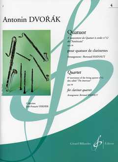 DVORAK A. - 4º MOV. CUARTETO OP.96 ARR.CUARTETO CLAR