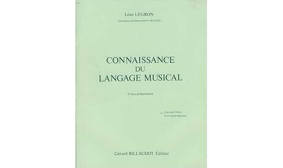 LEGRON L. - CONOCIMIENTO LENGUAJE MUSICAL V.2 PREPARATORIO (AC) -(PROFESOR)