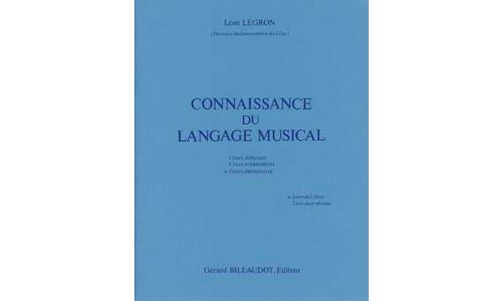 LEGRON L. - CONOCIMIENTO LENGUAJE MUSICAL V.3 ELEMENTAL (ALUMNO) -