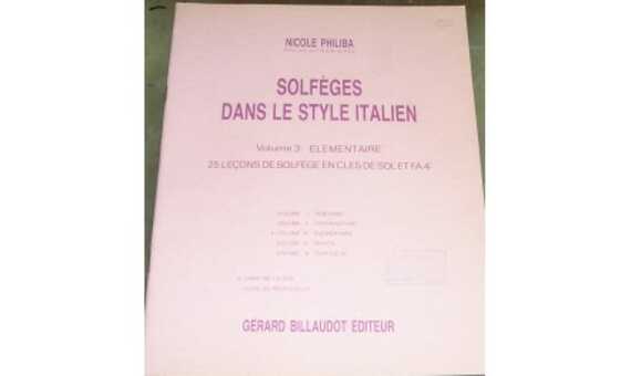 PHILIBA N. - SOLFEO ESTILO ITALIANO V.2 (SA) (ALUMNO) -