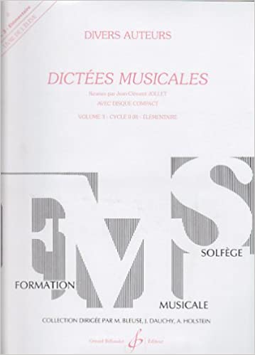 JOLLET J.C. - DICTADOS MUSICALES V.3 ALUMNO (+CD) -