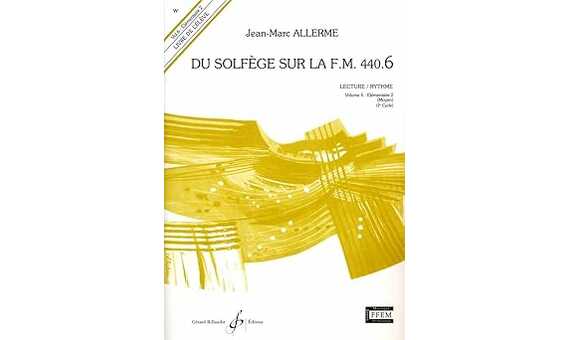 ALLERME J.M. - DU SOLFEGE SUR FM.440.6 V.6 ALUMNO (+CD) -