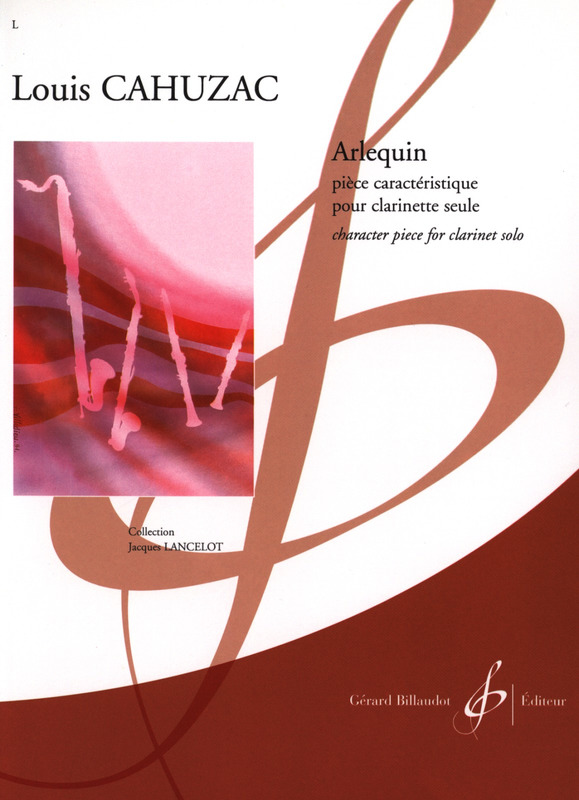CAHUZAC L. - ARLEQUIN - CLARINETE -