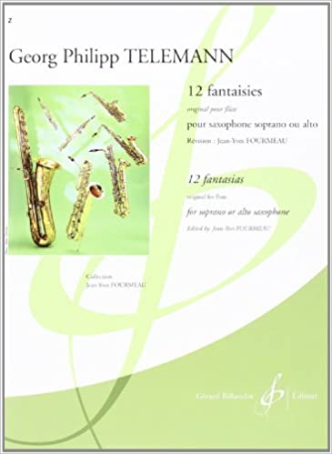 TELEMANN G.P. - FANTASIAS (12) (SAXO/P)