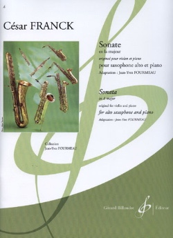 FRANCK C. - SONATA LA M - SAXO Y PIANO