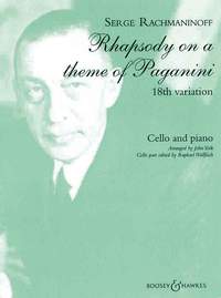 RACHMANINOFF S. - RAPSODIA SOBRE UN TEMA DE PAGANINI -