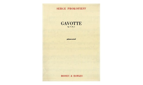 PROKOFIEFF S. - GAVOTA DE HAMLET - OP.77 Nº4