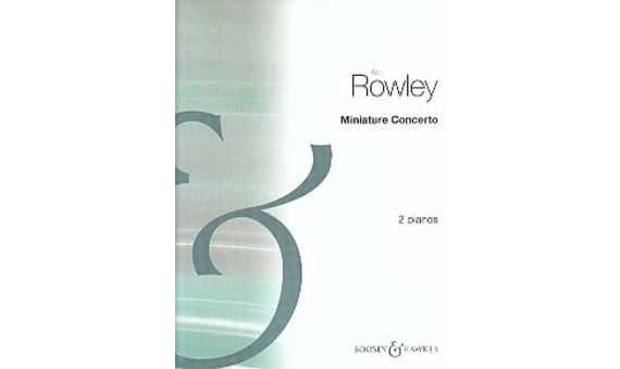 ROWLEY A. - CONCIERTO MINIATURA